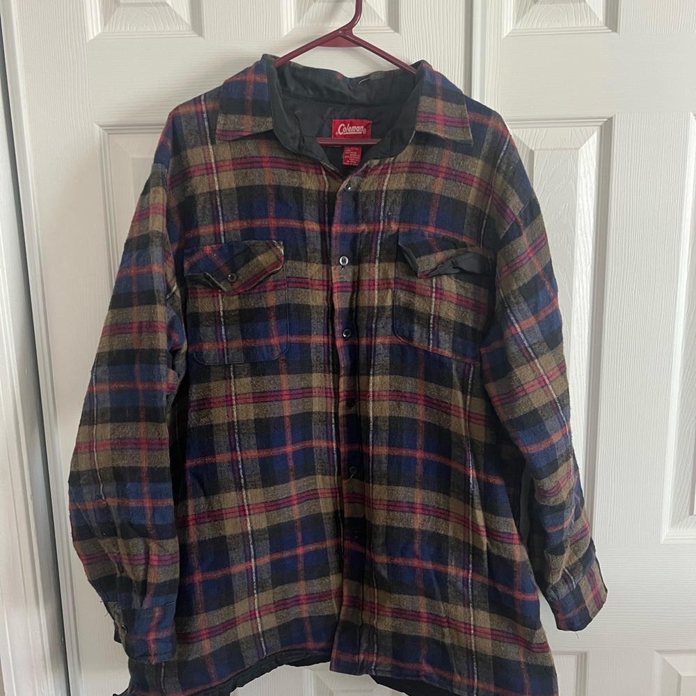 Coleman Black and Red Plaid Jacket